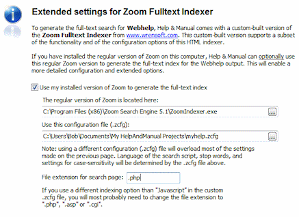 Extended settings for Zoom screenshot
